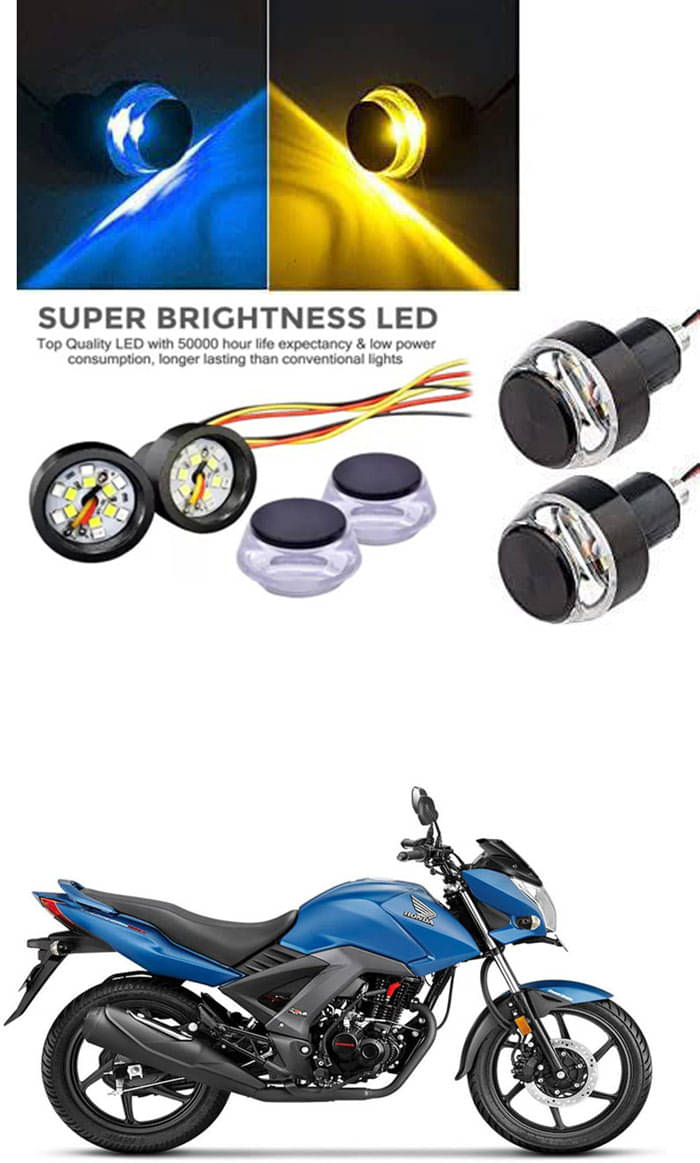 Rustproof, Waterproof Indicator Light/Handle Light (Multicolor) For Honda CB Unicorn 160 Rustproof, Waterproof Indicator Light/Handle Light (Multicolor) For Honda CB Unicorn 160