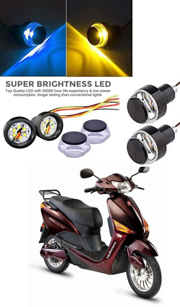 Rustproof, Waterproof Indicator Light/Handle Light (Multicolor) For Hero Electric Optima Plus Rustproof, Waterproof Indicator Light/Handle Light (Multicolor) For Hero Electric Optima Plus