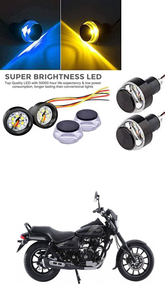     			Rustproof, Waterproof Indicator Light/Handle Light (Multicolor) For TVS Avenger 180 Street