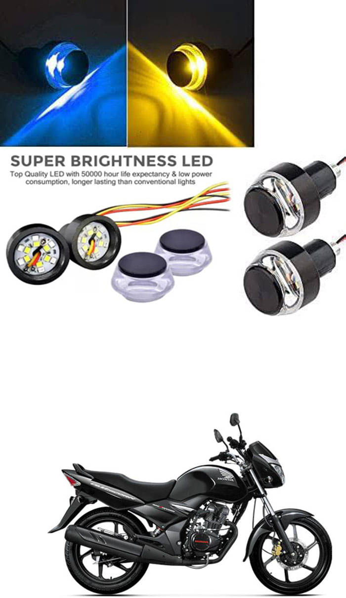     			Rustproof, Waterproof Indicator Light/Handle Light (Multicolor) For Honda CB Unicorn 150