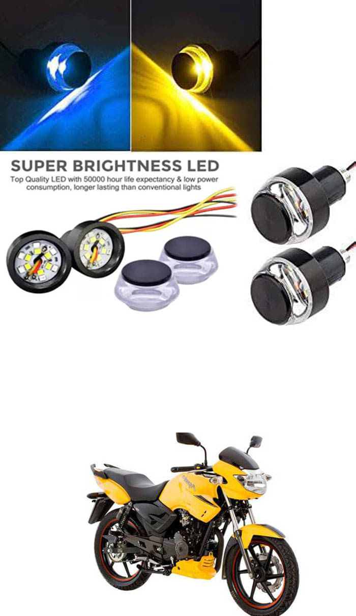     			Rustproof, Waterproof Indicator Light/Handle Light (Multicolor) For TVS Apache 150