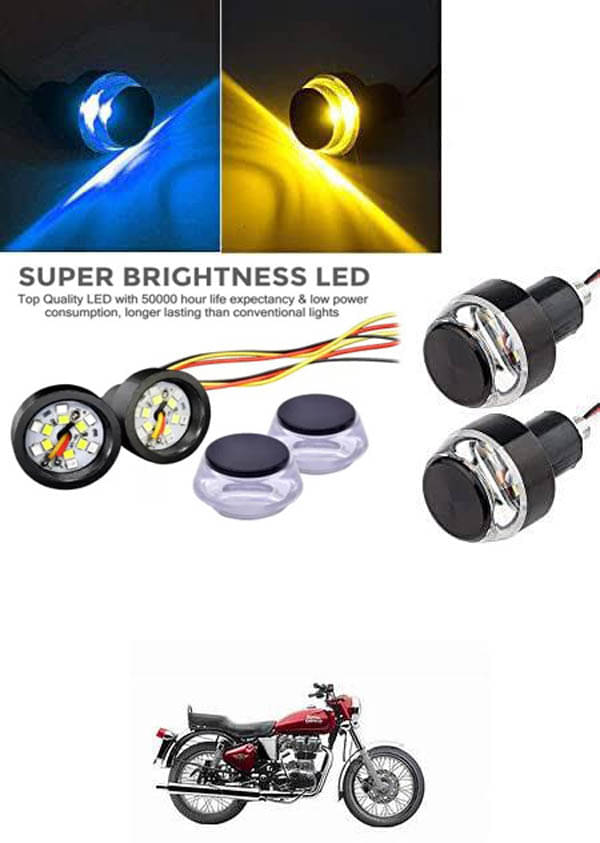Rustproof, Waterproof Indicator Light/Handle Light (Multicolor) For Royal Enfield Twin spark Rustproof, Waterproof Indicator Light/Handle Light (Multicolor) For Royal Enfield Twin spark
