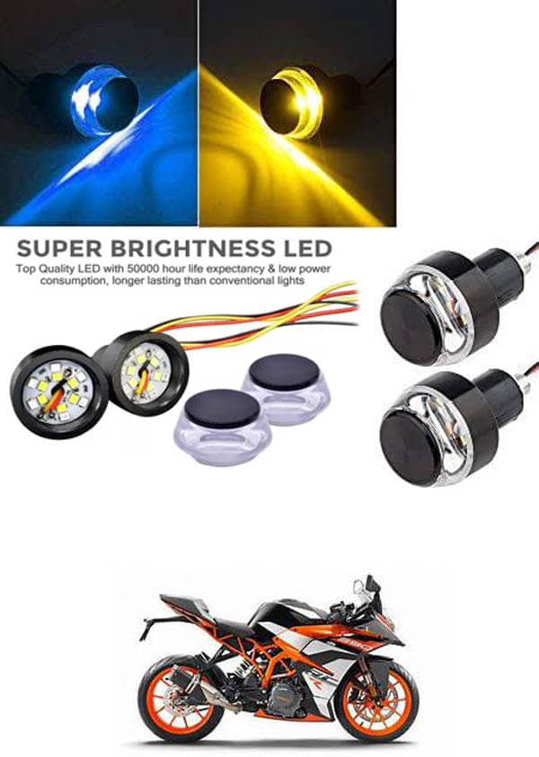 Rustproof, Waterproof Indicator Light/Handle Light (Multicolor) For KTM RC 390 Rustproof, Waterproof Indicator Light/Handle Light (Multicolor) For KTM RC 390