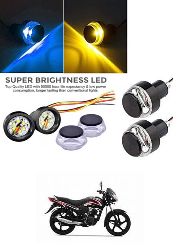     			Rustproof, Waterproof Indicator Light/Handle Light (Multicolor) For TVS Sport