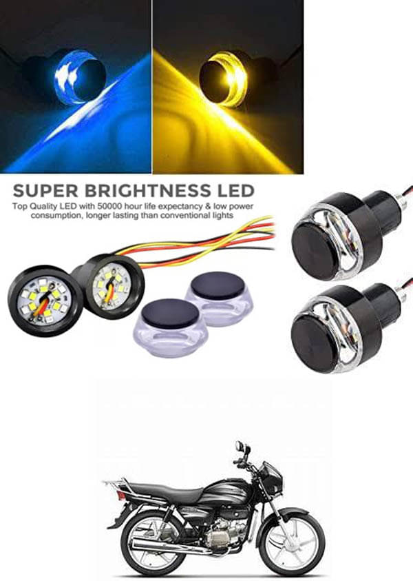 Rustproof, Waterproof Indicator Light/Handle Light (Multicolor) For Hero Splendor Rustproof, Waterproof Indicator Light/Handle Light (Multicolor) For Hero Splendor