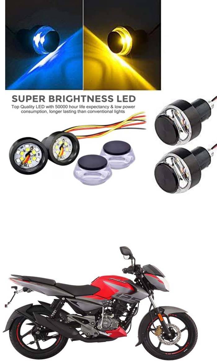 Rustproof, Waterproof Indicator Light/Handle Light (Multicolor) For Bajaj Pulsar 125 Rustproof, Waterproof Indicator Light/Handle Light (Multicolor) For Bajaj Pulsar 125