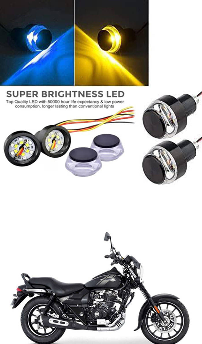 Rustproof, Waterproof Indicator Light/Handle Light (Multicolor) For TVS Avenger 160 Street Rustproof, Waterproof Indicator Light/Handle Light (Multicolor) For TVS Avenger 160 Street