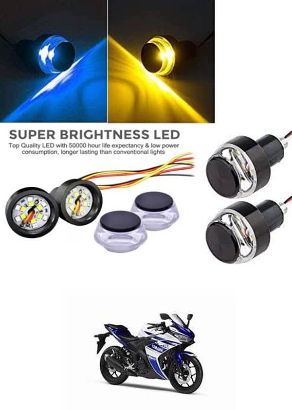     			Rustproof, Waterproof Indicator Light/Handle Light (Multicolor) For Yamaha YZF R25
