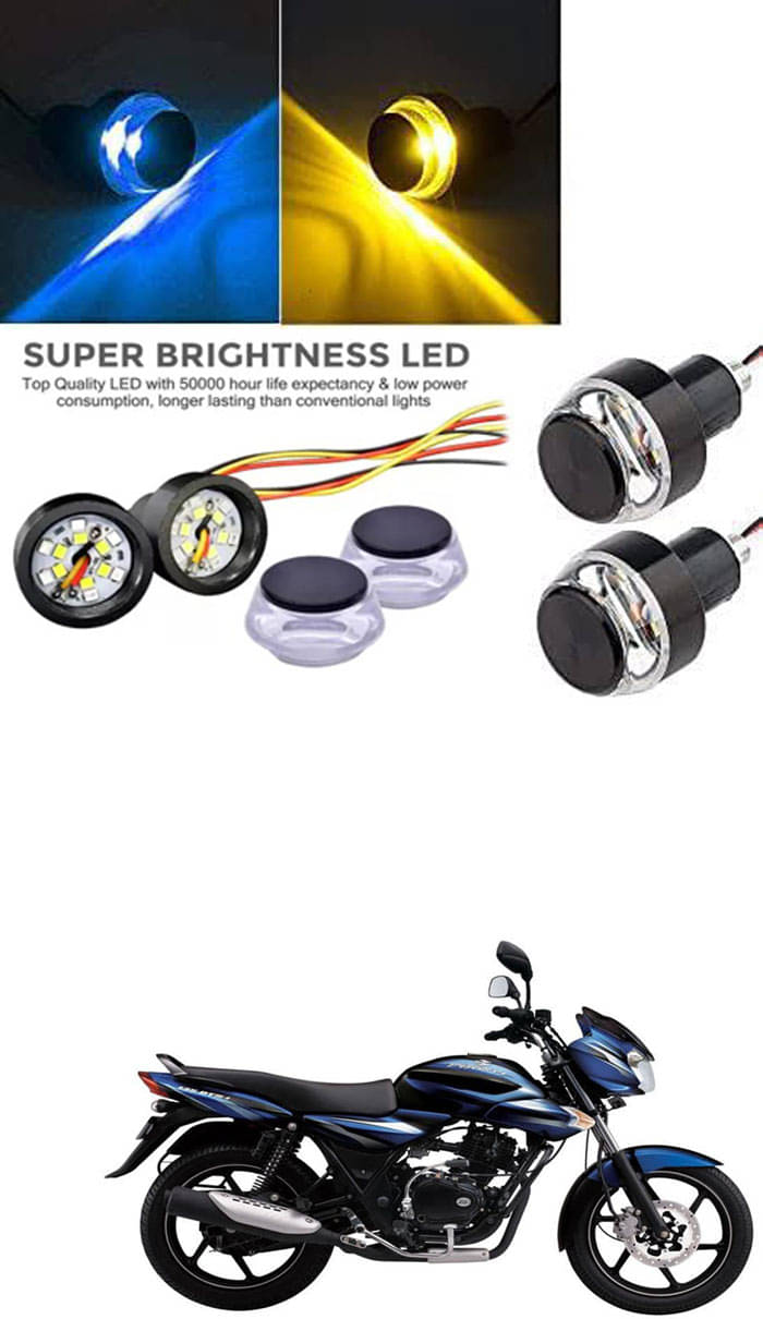     			Rustproof, Waterproof Indicator Light/Handle Light (Multicolor) For Bajaj Discover 135