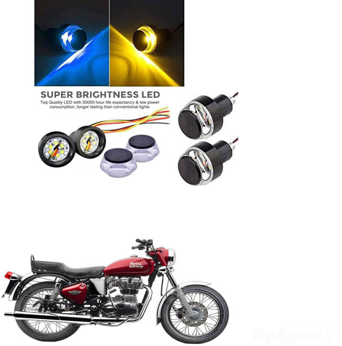     			Rustproof, Waterproof Indicator Light/Handle Light (Multicolor) For Royal Enfield Electra