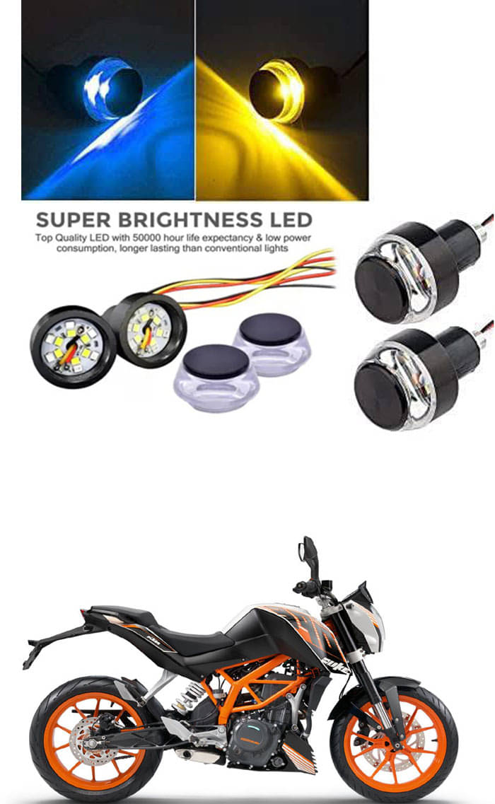Rustproof, Waterproof Indicator Light/Handle Light (Multicolor) For KTM Duke 390 ABS Rustproof, Waterproof Indicator Light/Handle Light (Multicolor) For KTM Duke 390 ABS