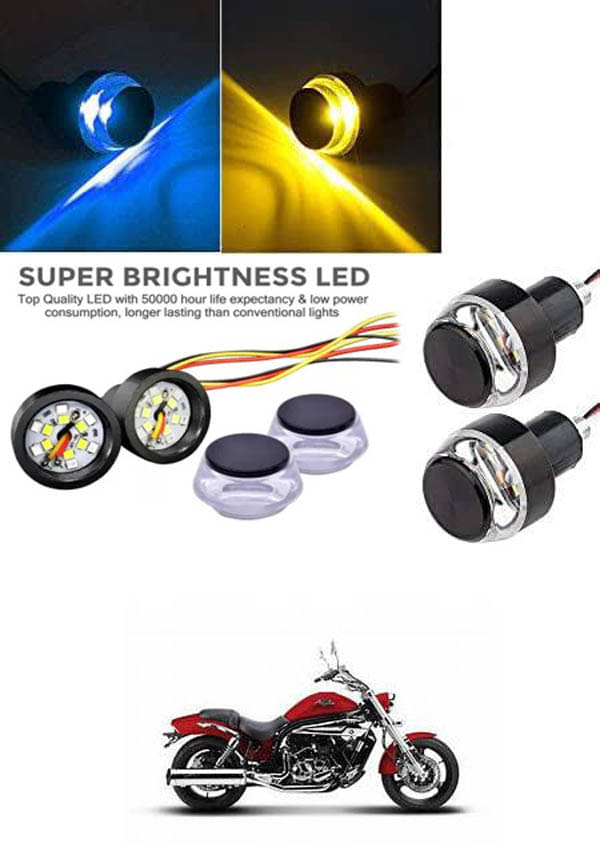     			Rustproof, Waterproof Indicator Light/Handle Light (Multicolor) For Hyosung Aquila Pro 650