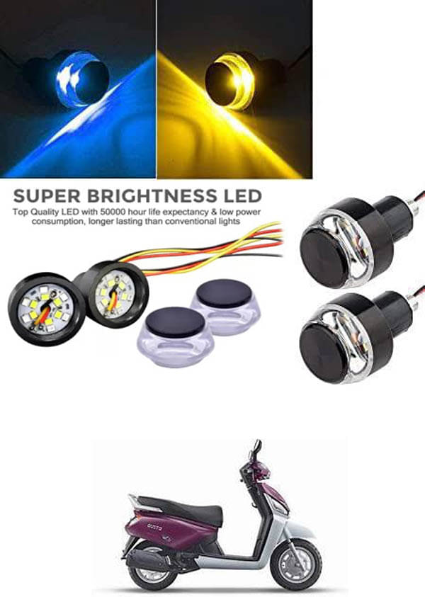 Rustproof, Waterproof Indicator Light/Handle Light (Multicolor) For Mahindra Gusto Rustproof, Waterproof Indicator Light/Handle Light (Multicolor) For Mahindra Gusto