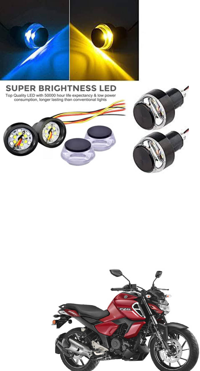 Rustproof, Waterproof Indicator Light/Handle Light (Multicolor) For Yamaha FZ-S FI Rustproof, Waterproof Indicator Light/Handle Light (Multicolor) For Yamaha FZ-S FI