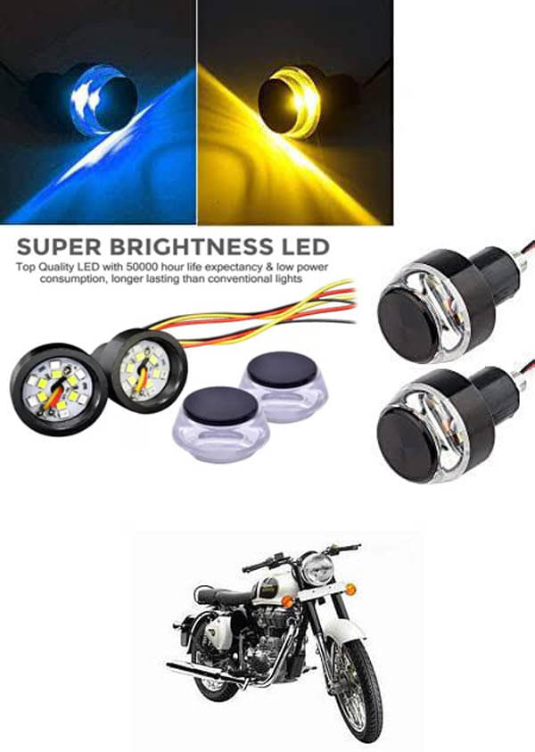 Rustproof, Waterproof Indicator Light/Handle Light (Multicolor) For Royal Enfield Classic 350 Rustproof, Waterproof Indicator Light/Handle Light (Multicolor) For Royal Enfield Classic 350