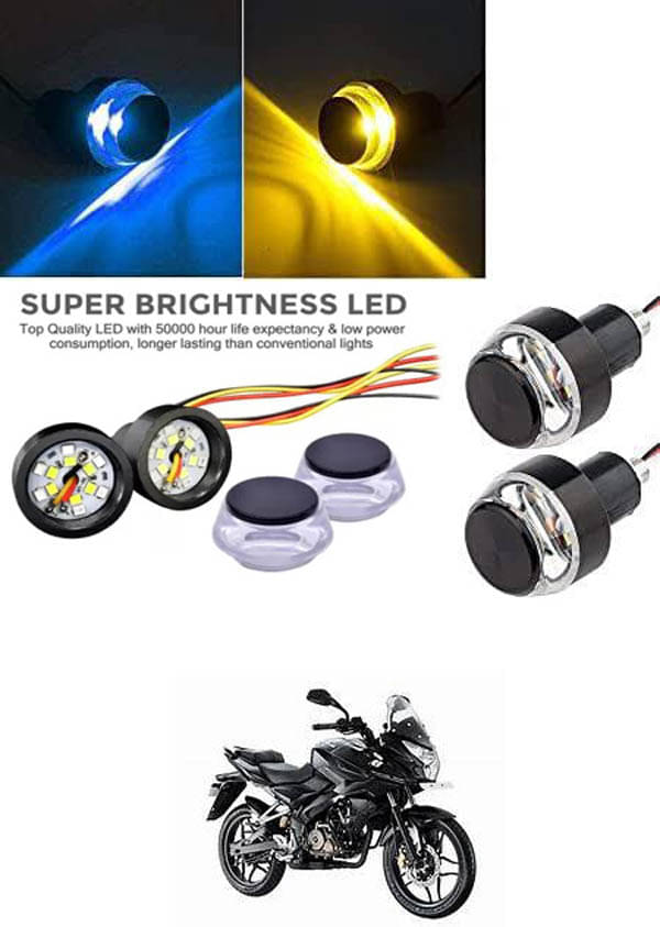     			Rustproof, Waterproof Indicator Light/Handle Light (Multicolor) For Bajaj Pulsar AS 150