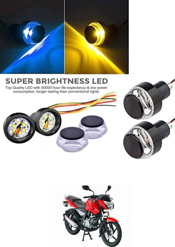     			Rustproof, Waterproof Indicator Light/Handle Light (Multicolor) For Bajaj Pulsar