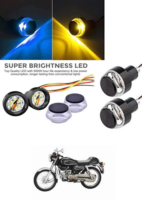     			Rustproof, Waterproof Indicator Light/Handle Light (Multicolor) For Hero Splendor Pro Classic