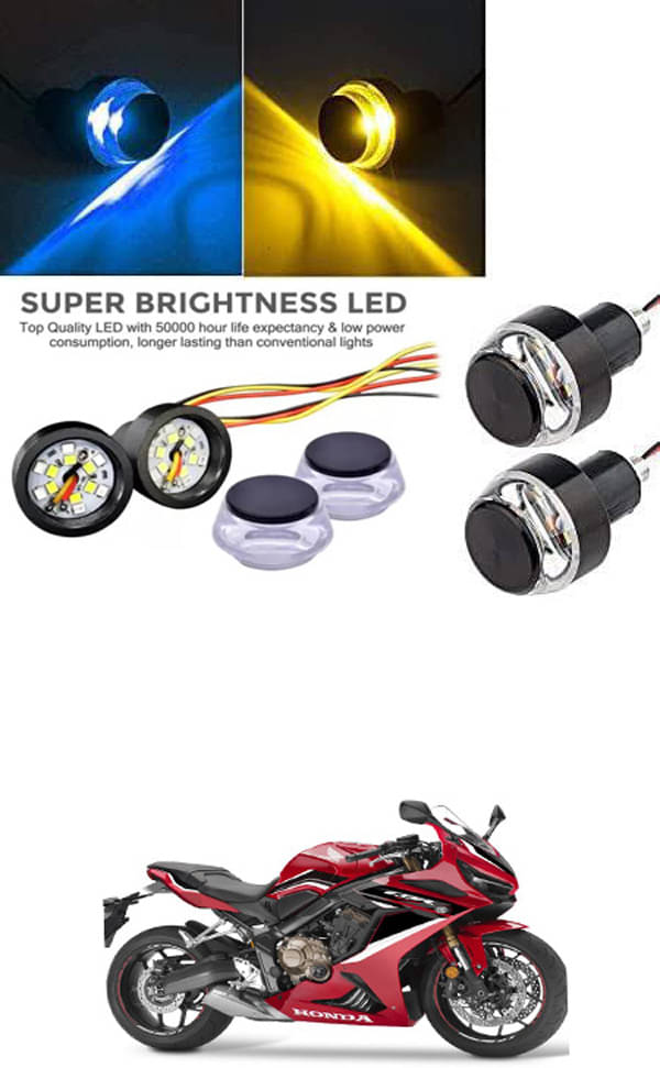     			Rustproof, Waterproof Indicator Light/Handle Light (Multicolor) For Honda CBR650R