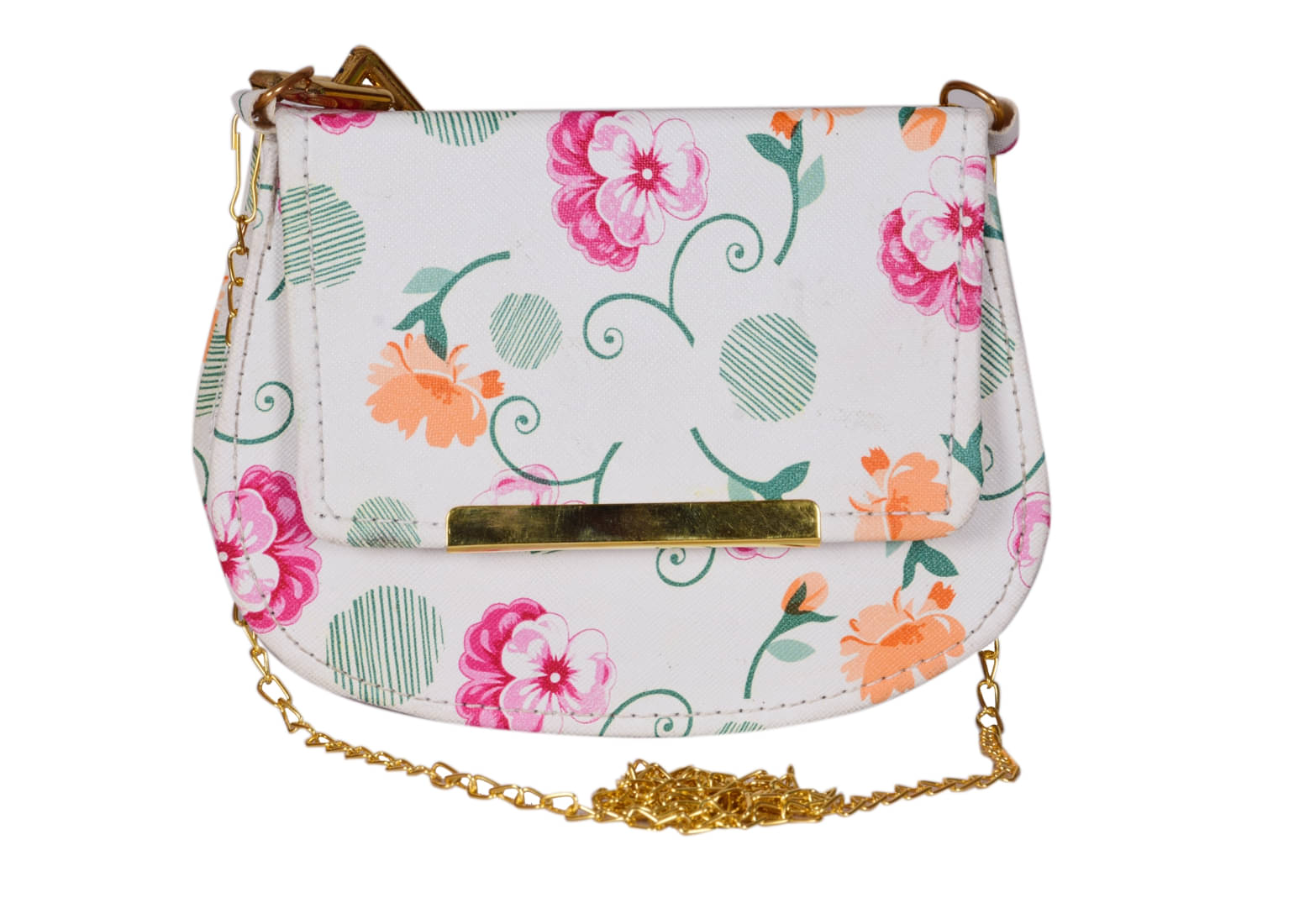     			SUNESH CREATION Sling Bag Fabric Set of 1 ( White )
