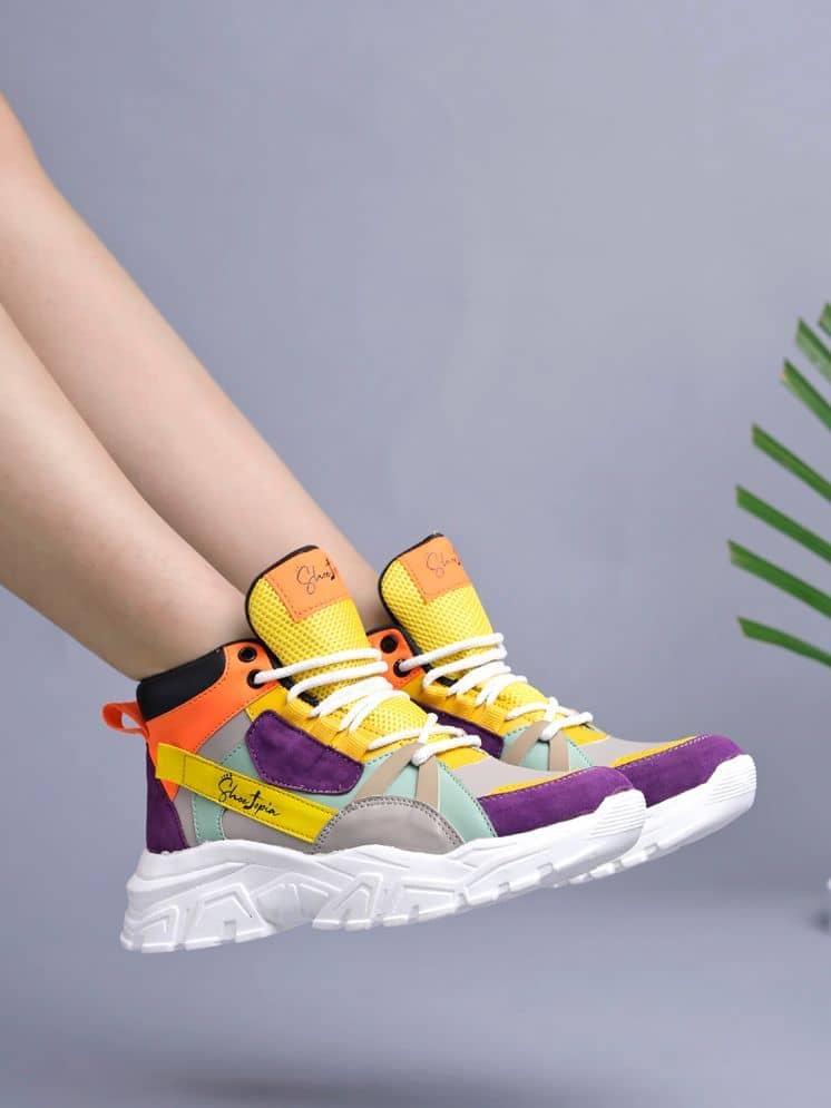 Shoetopia Multicolor Women's Sneakers - Casual Shoes | Buy online on ZillyBuy