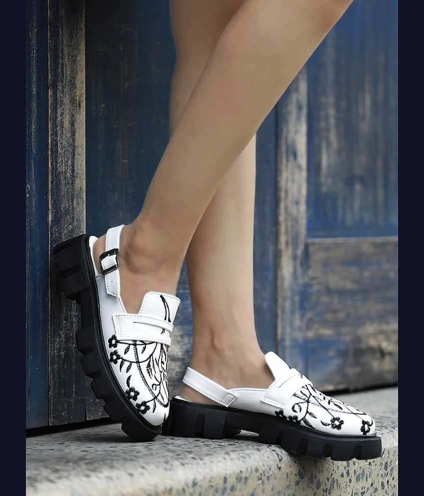 Shoetopia White Women's Loafers - Casual Shoes | Buy online on ZillyBuy