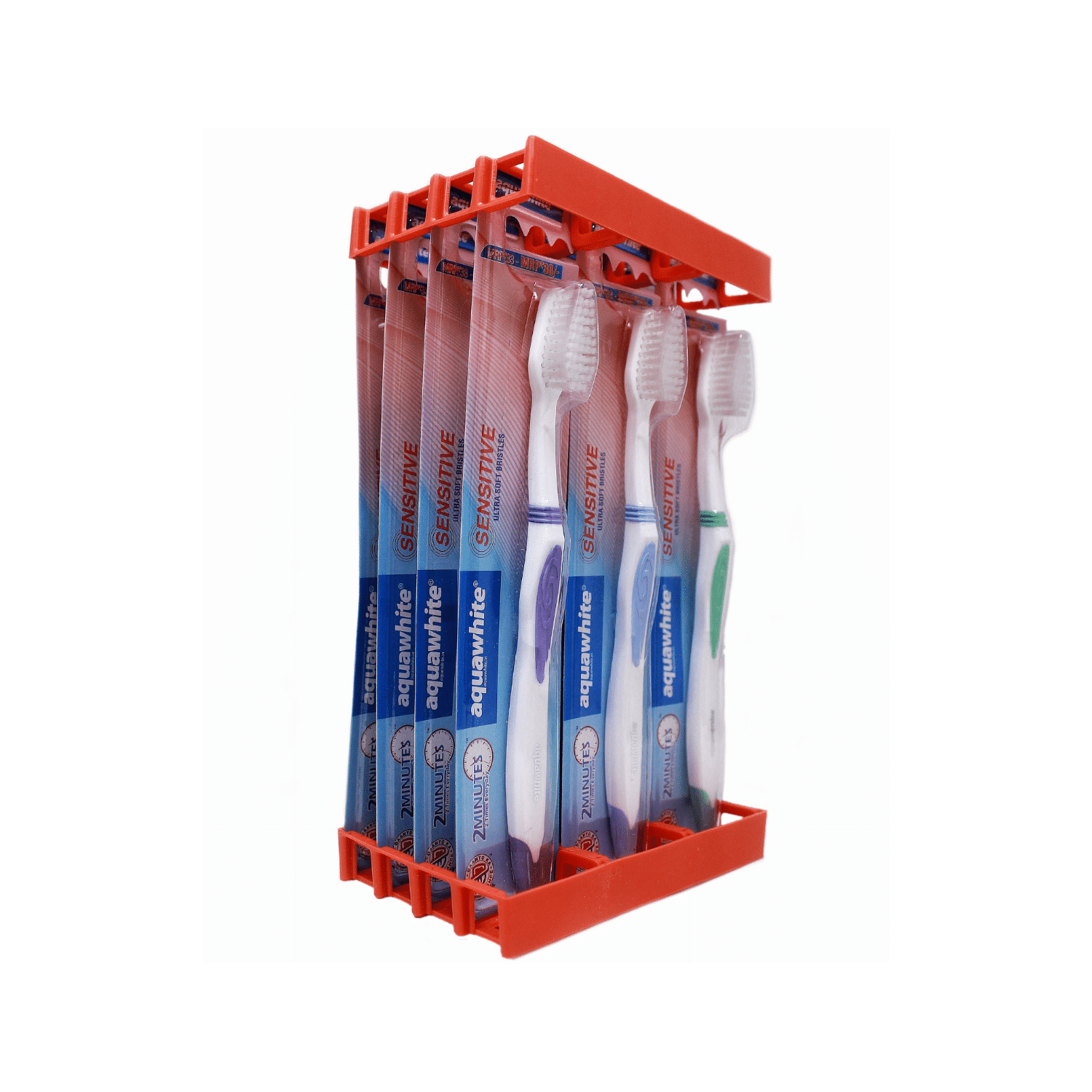 aquawhite sensitive,ultra soft brisles Toothbrush Pack of 12 aquawhite sensitive,ultra soft brisles Toothbrush Pack of 12