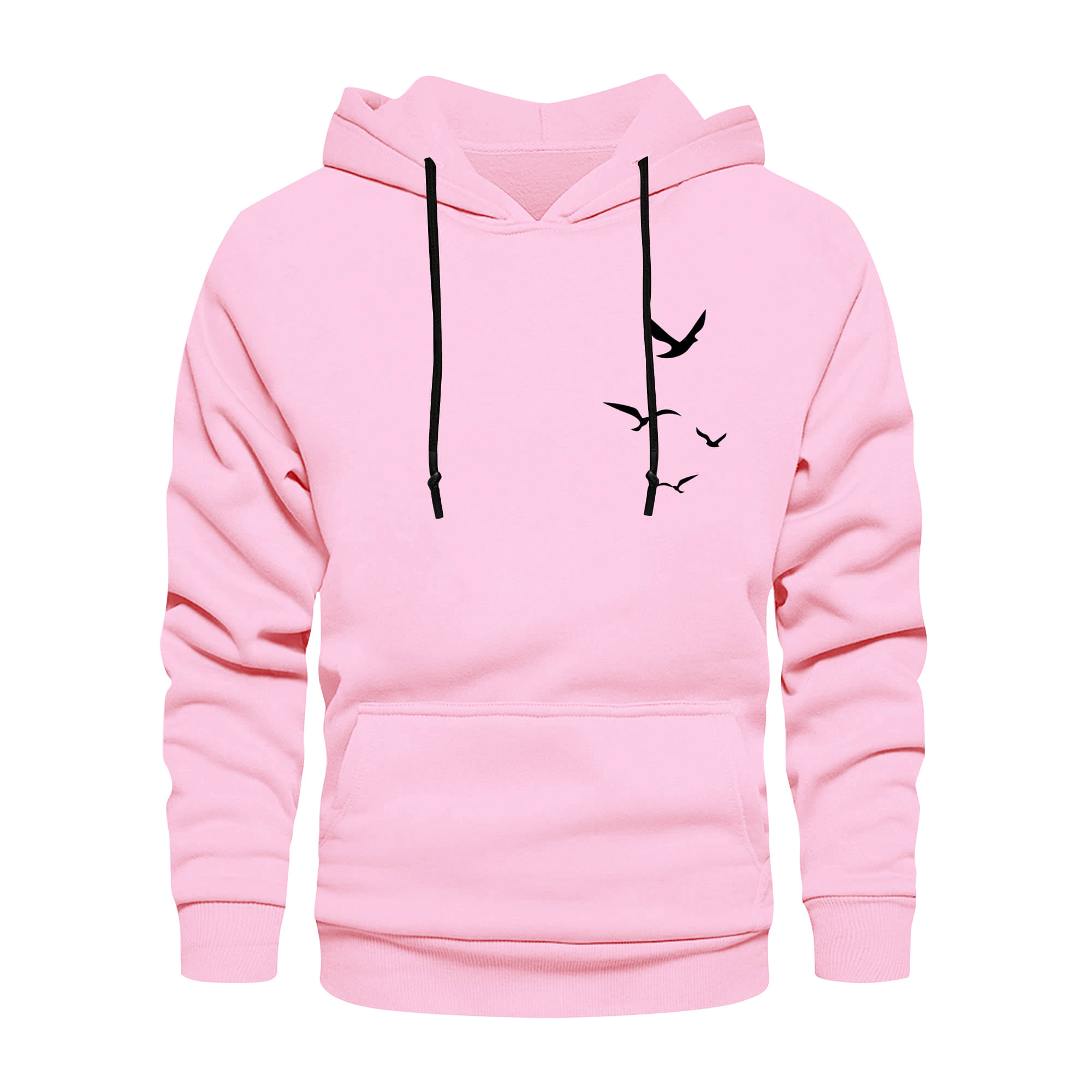     			fashion and youth Cotton Blend Hooded Men's Sweatshirt - Pink ( Pack of 1 )