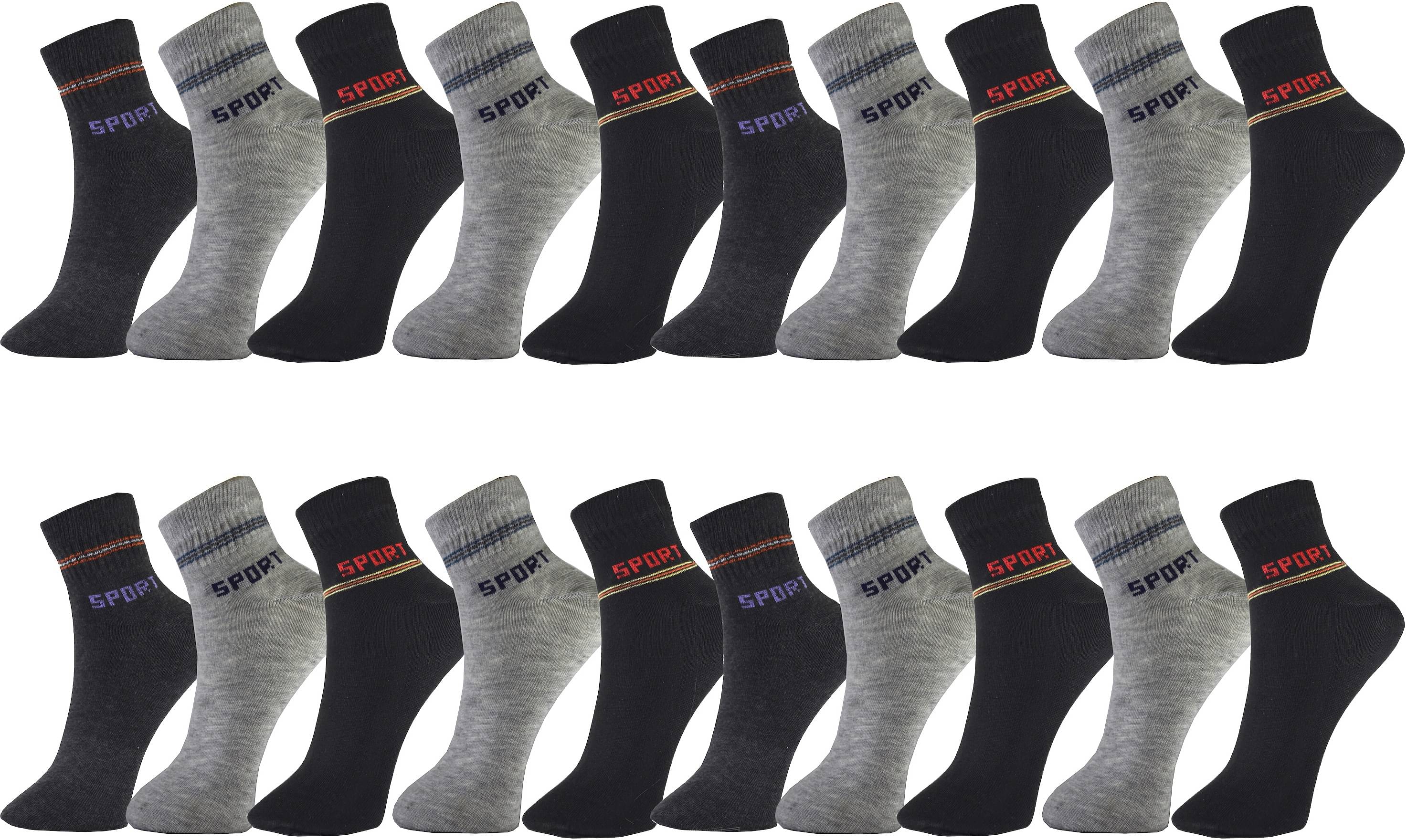 hicode Blended Men's Solid Multicolor Mid Length Socks ( Pack of 10 ) hicode Blended Men's Solid Multicolor Mid Length Socks ( Pack of 10 )