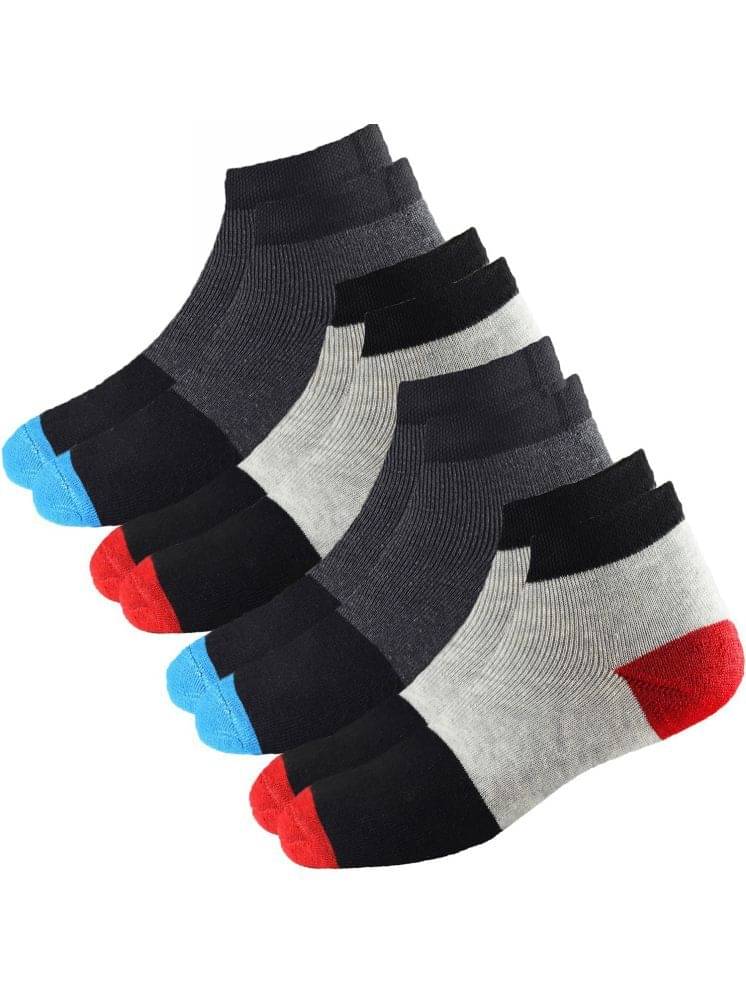 hicode Cotton Men's Colorblock Multicolor Ankle Length Socks ( Pack of 4 ) hicode Cotton Men's Colorblock Multicolor Ankle Length Socks ( Pack of 4 )