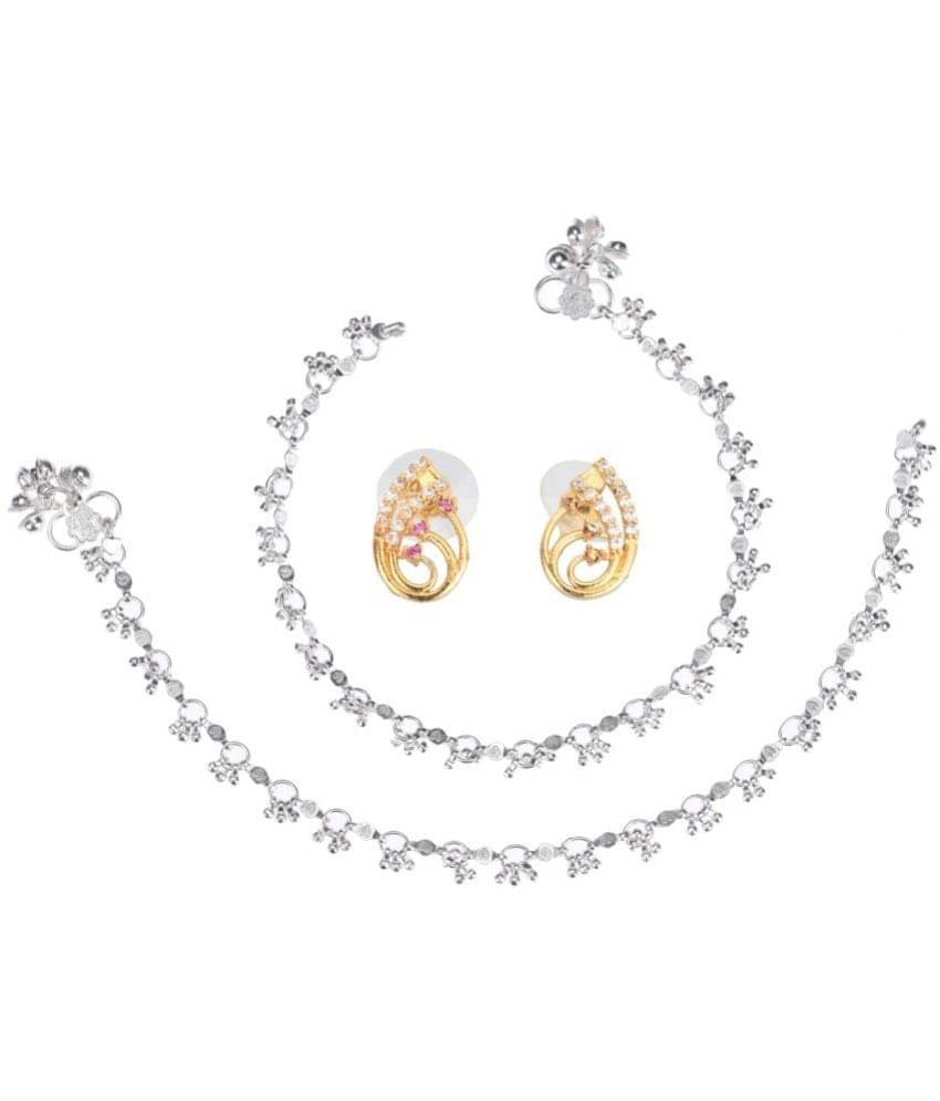     			AanyaCentric Multicolor Anklets ( Pack of 4 )