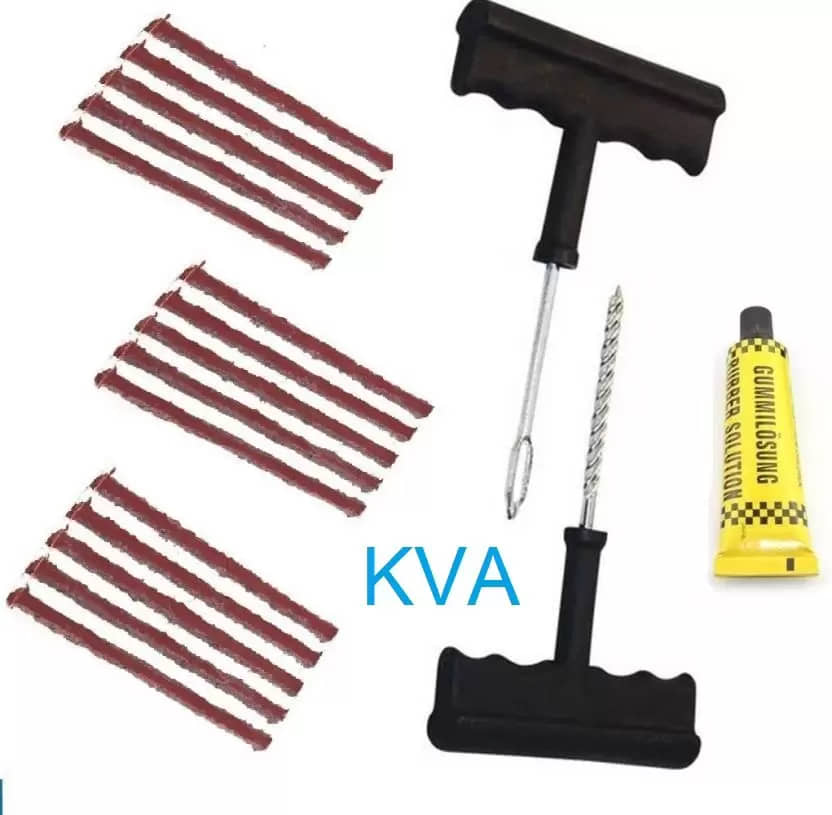 KVA Tubeless Tyre Puncture Repair Kit 11 - 20 Strips