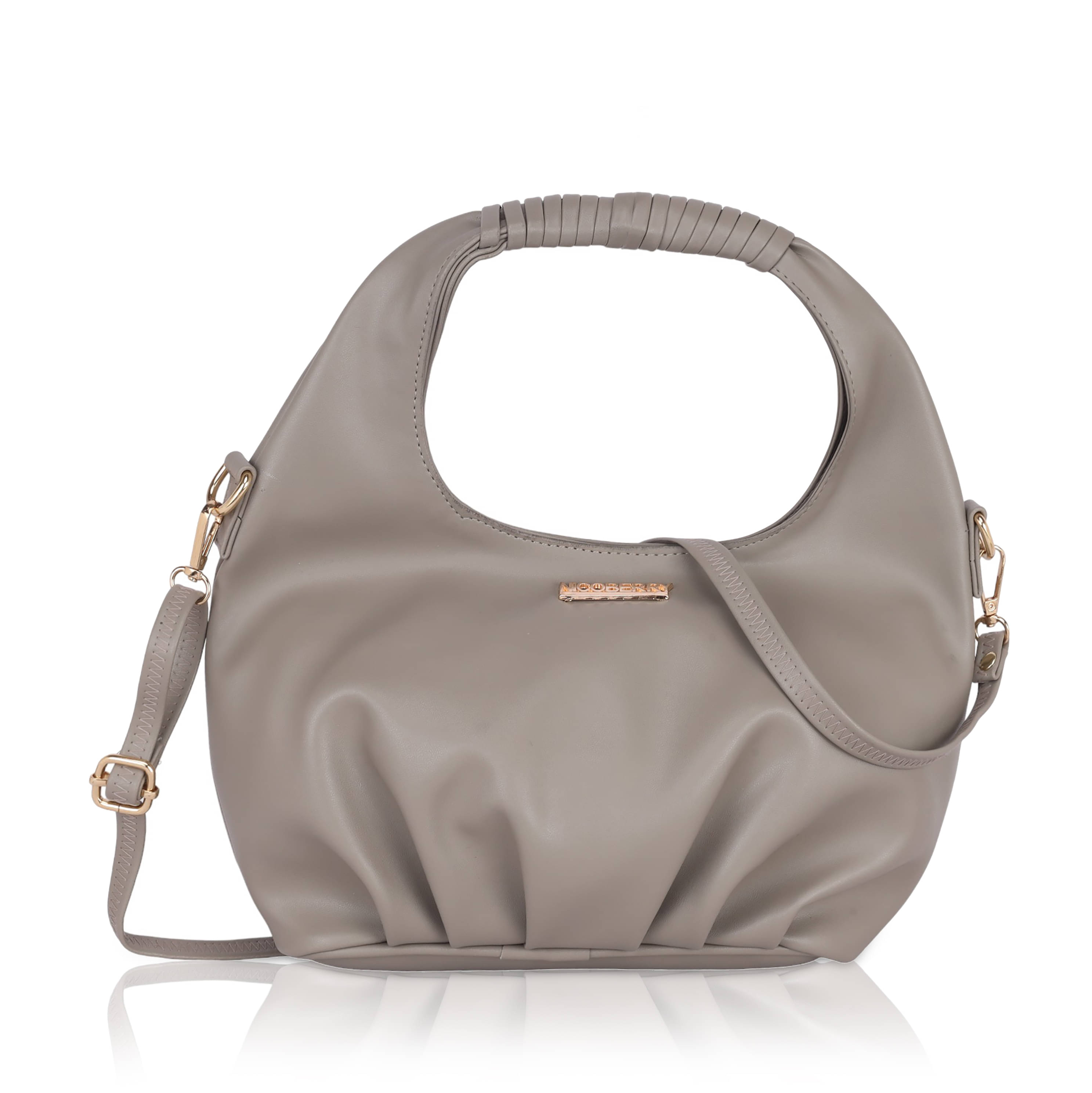     			Nicoberry Sling Bag PU Set of 1 ( Beige )