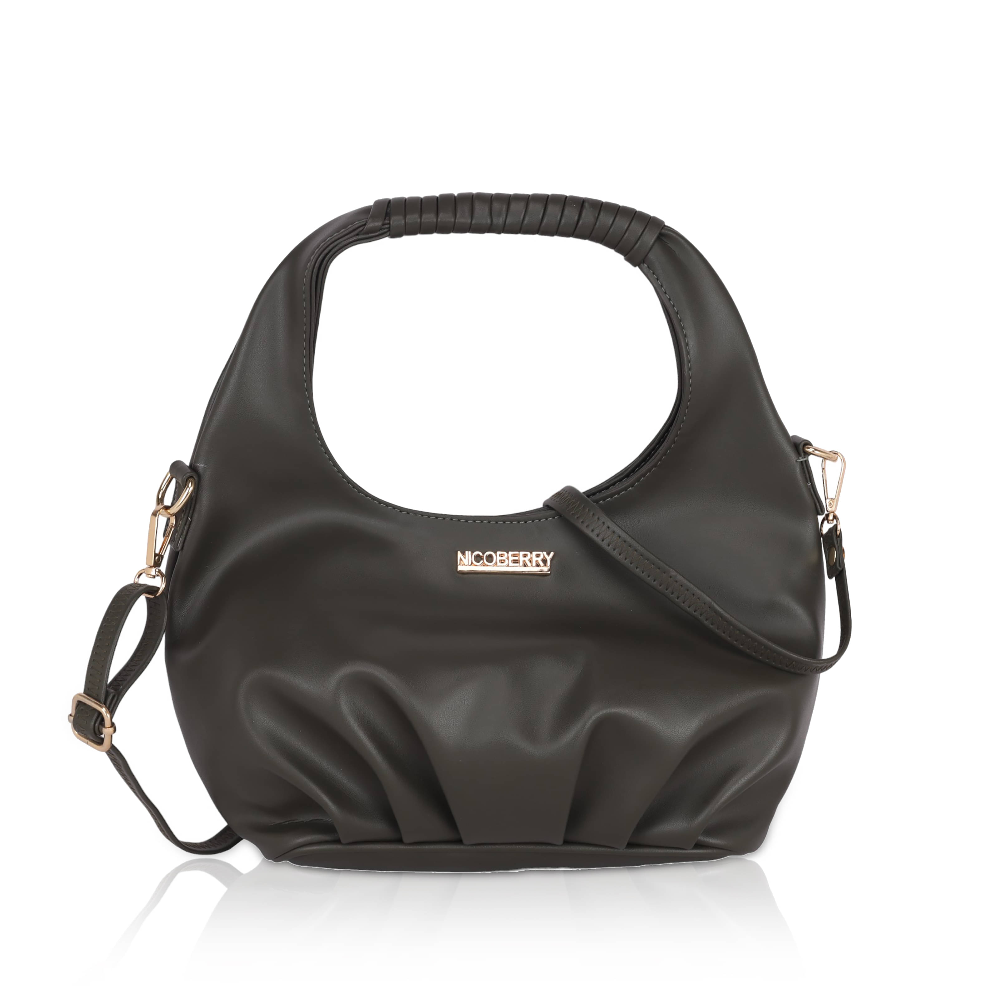     			Nicoberry Sling Bag PU Set of 1 ( Green )