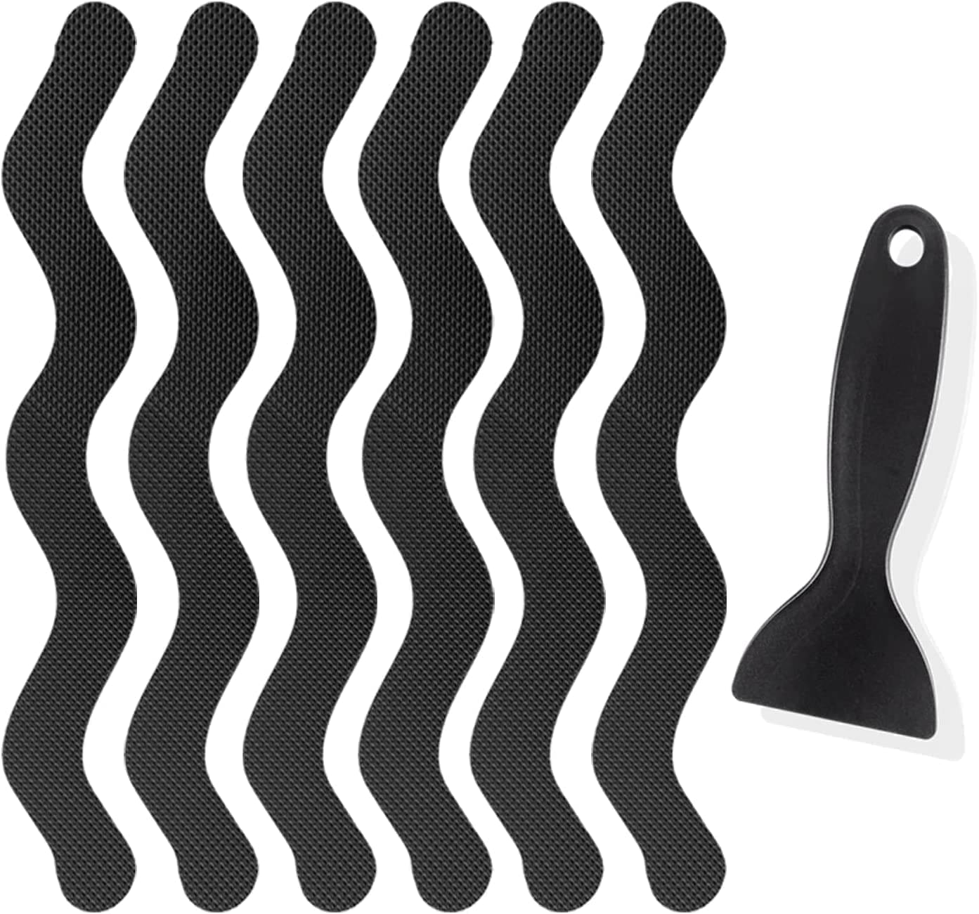 RAMDEV ENTERPRISE 24 Pcs Non-Slip Bathtub Stickers, Anti Slip Shower Strips Treads, Safety Bathroom Tubs Mat with Scraper, for Pools Stairs Steps Ladders Boats(Black Color). RAMDEV ENTERPRISE 24 Pcs Non-Slip Bathtub Stickers, Anti Slip Shower Strips Treads, Safety Bathroom Tubs Mat with Scraper, for Pools Stairs Steps Ladders Boats(Black Color).