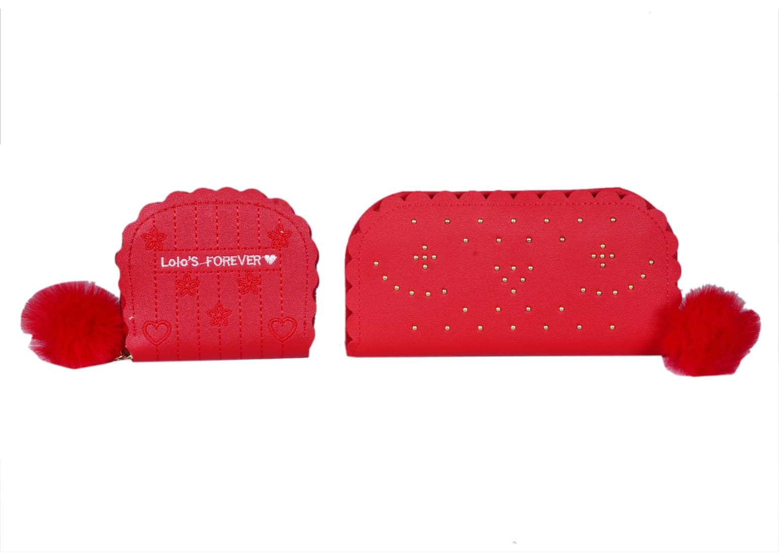     			SUNESH CREATION Red Fabric Envelope
