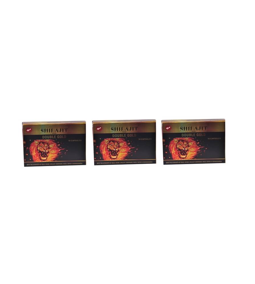     			Shilajit With Double Gold Capsule 10no.s Pack Of 3