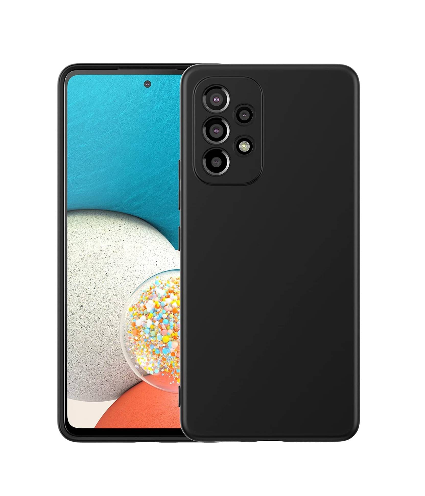 Spectacular Ace Plain Cases Compatible For Silicon Samsung Galaxy A23 ( Pack of 1 )     			Spectacular Ace Plain Cases Compatible For Silicon Samsung Galaxy A23 ( Pack of 1 )