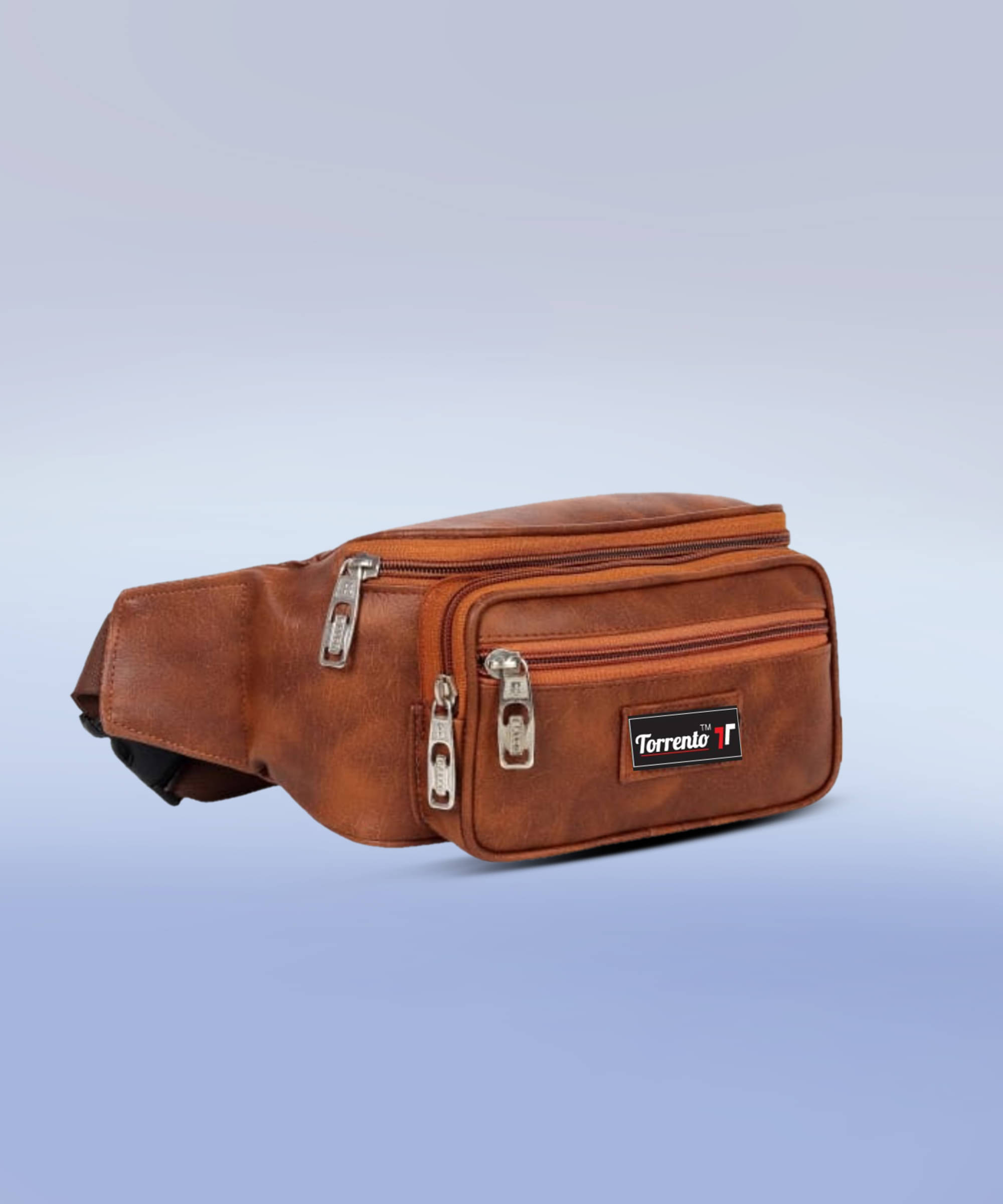    			Torrento Travel Waist Bag P.U. Brown Waist Pouch