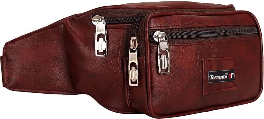 Torrento Travel Waist Bag P.U. Brown Waist Pouch - Handbags | Buy online on ZillyBuy