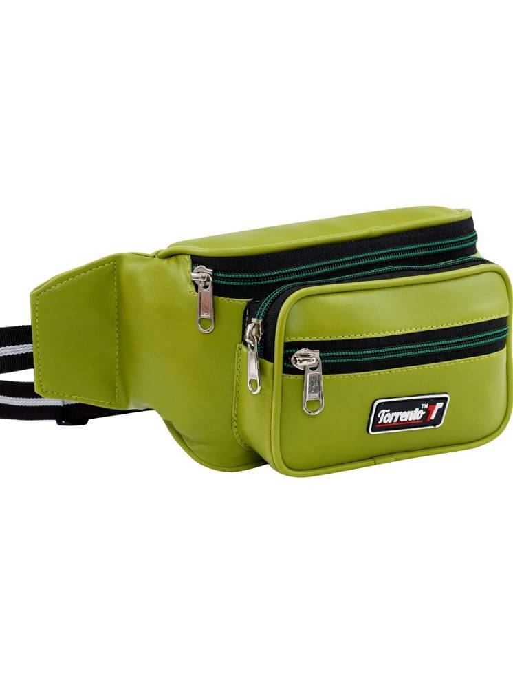     			Torrento Travel Waist Bag P.U. Green Waist Pouch