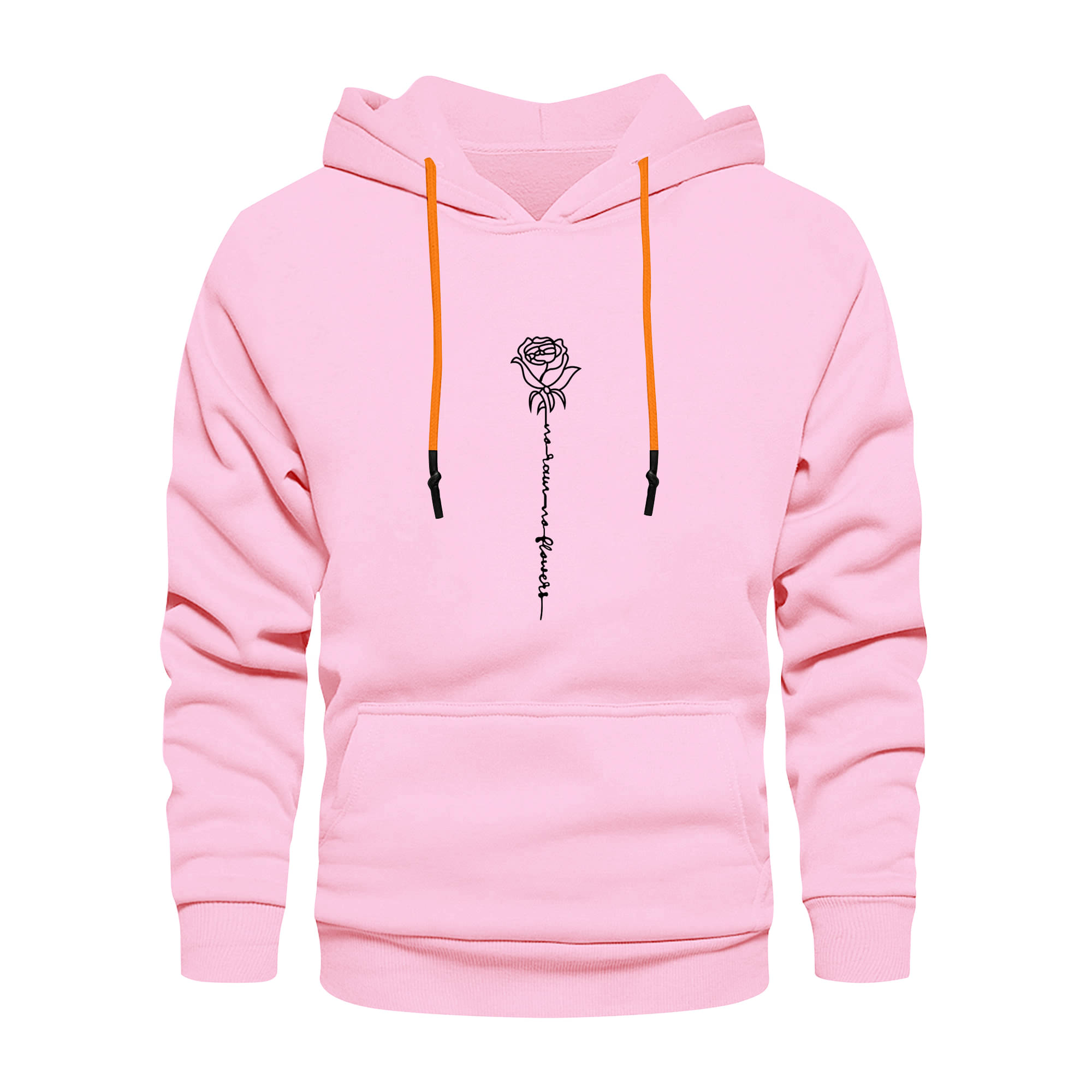 fashion and youth Cotton Blend Hooded Men's Sweatshirt - Pink ( Pack of 1 ) fashion and youth Cotton Blend Hooded Men's Sweatshirt - Pink ( Pack of 1 )