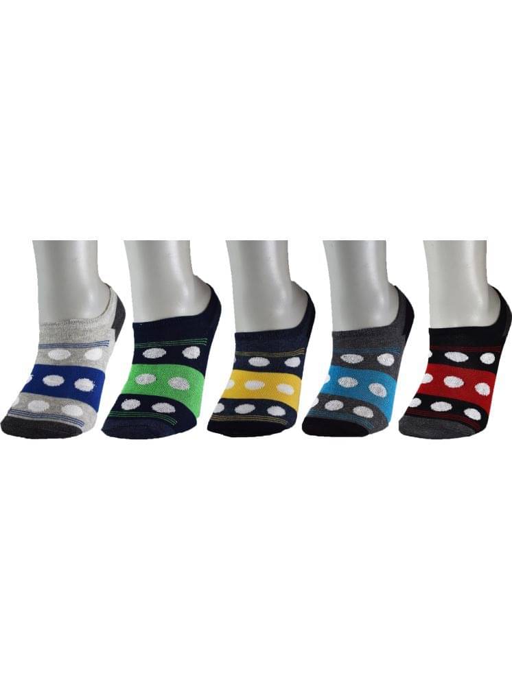 hicode Blended Men's Printed Multicolor Low Cut Socks ( Pack of 5 ) hicode Blended Men's Printed Multicolor Low Cut Socks ( Pack of 5 )
