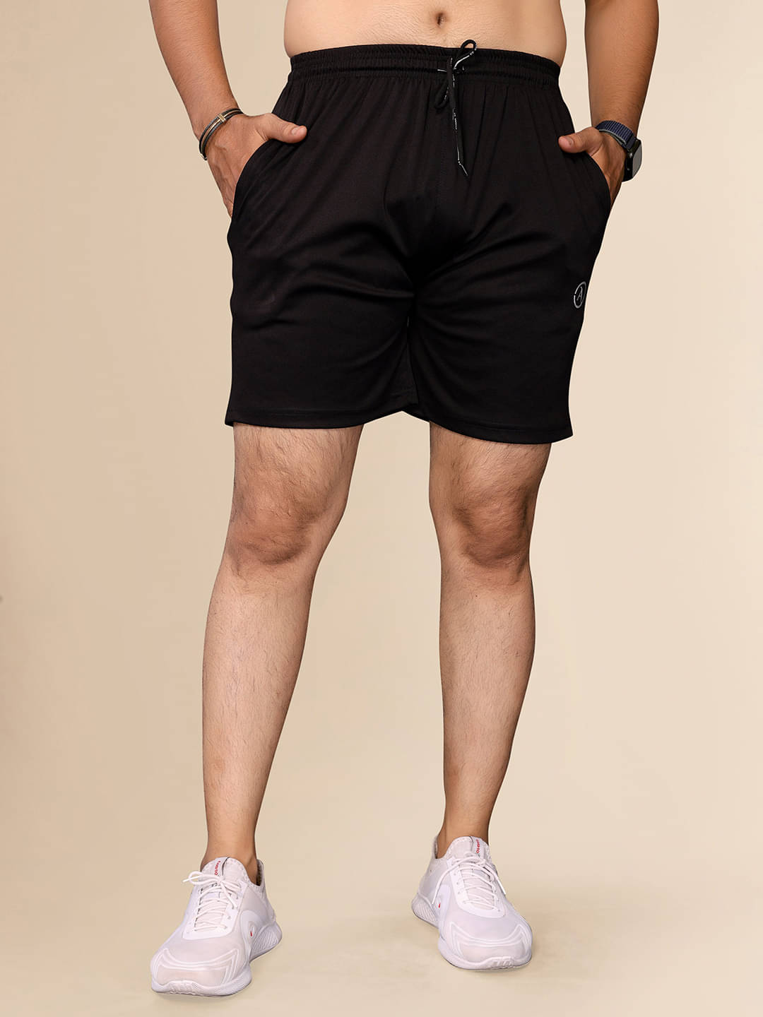 Anand Black Polyester Men's Shorts ( Pack of 1 ) Anand Black Polyester Men's Shorts ( Pack of 1 )