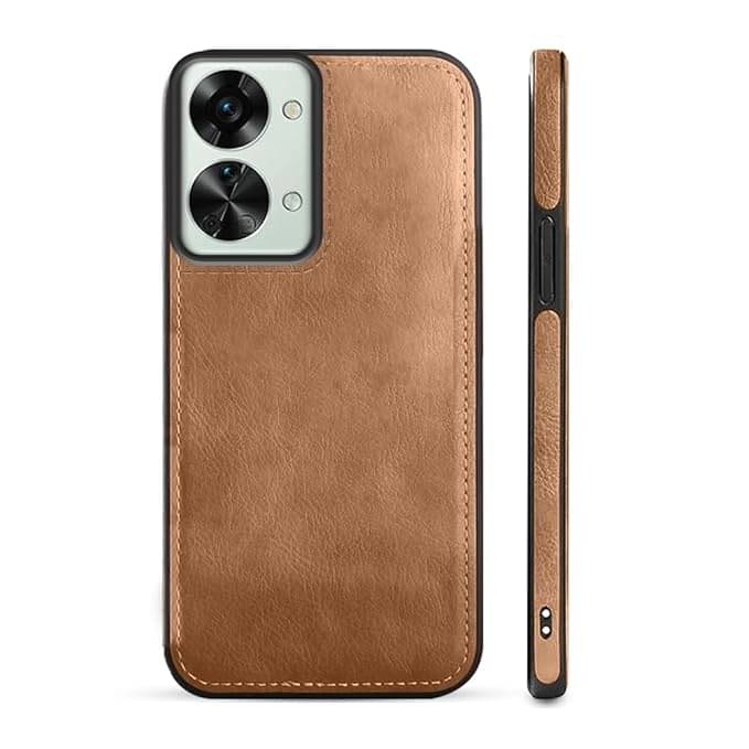Gemesha Plain Cases Compatible For Leather Oneplus nord 2T 5g ( Pack of 1 ) Gemesha Plain Cases Compatible For Leather Oneplus nord 2T 5g ( Pack of 1 )