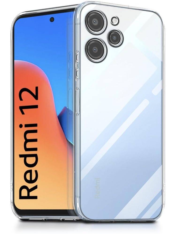 Gemesha Plain Cases Compatible For Silicon REDMI 12 ( Pack of 1 ) Gemesha Plain Cases Compatible For Silicon REDMI 12 ( Pack of 1 )