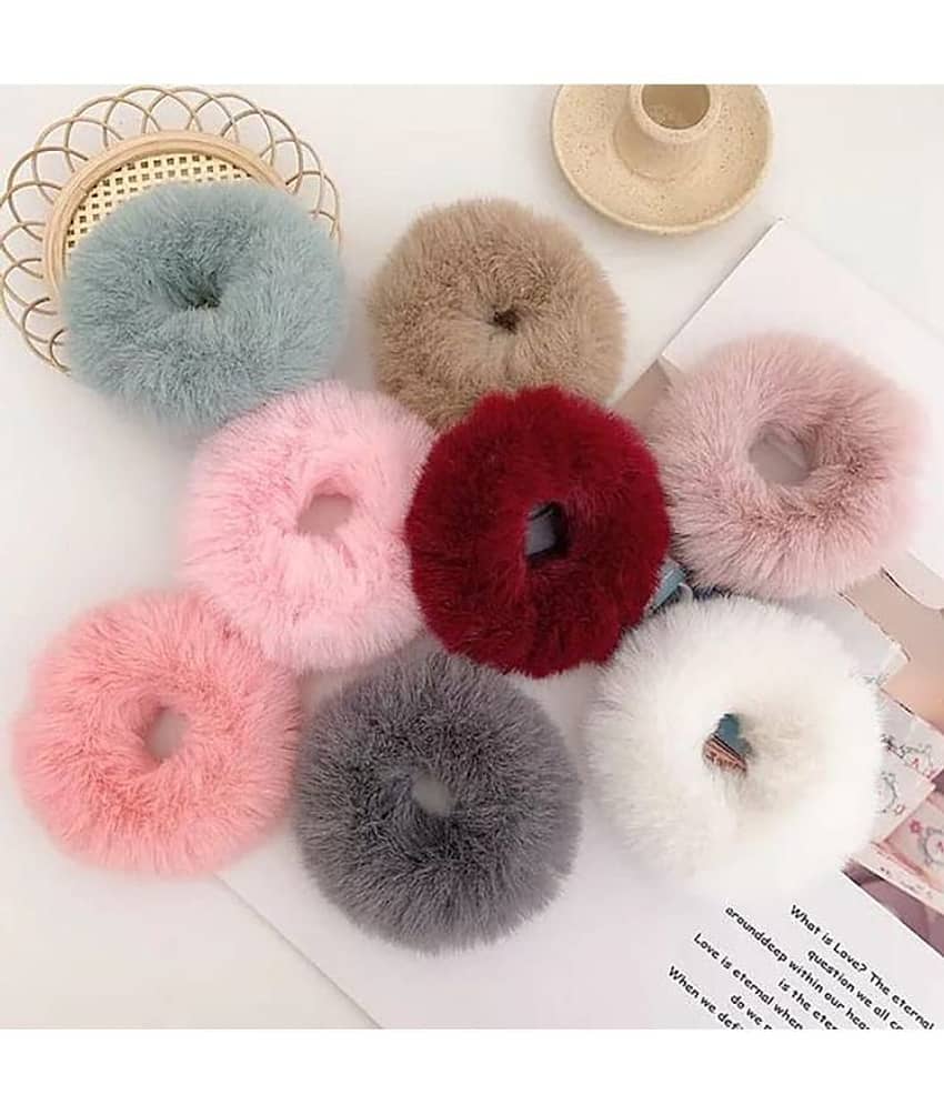 La Belleza Multi Women's Scrunchie ( Pack of 8 ) - Jewellery Sets | Buy online on ZillyBuy