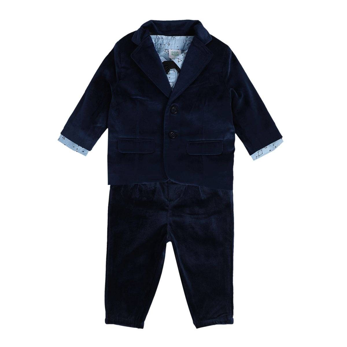     			MINI KLUB Pack of 1 Baby Boys Polyester Shirt & Trouser ( Multi )