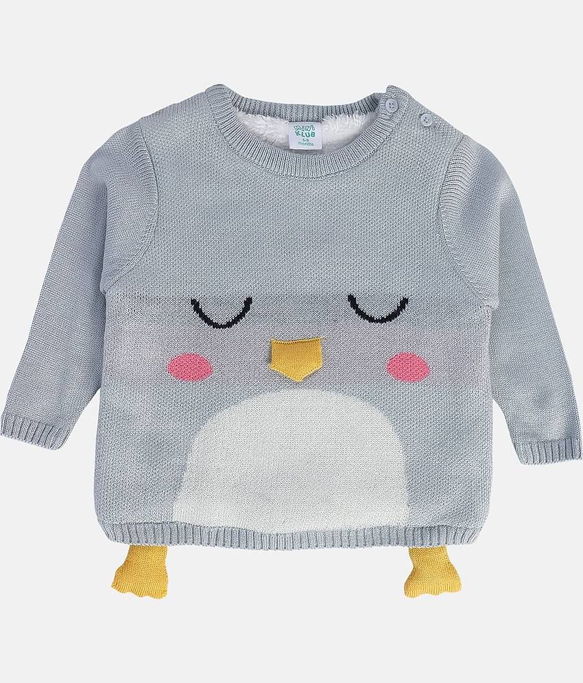 MINI KLUB Baby Girls 100% Cotton ( Gray )