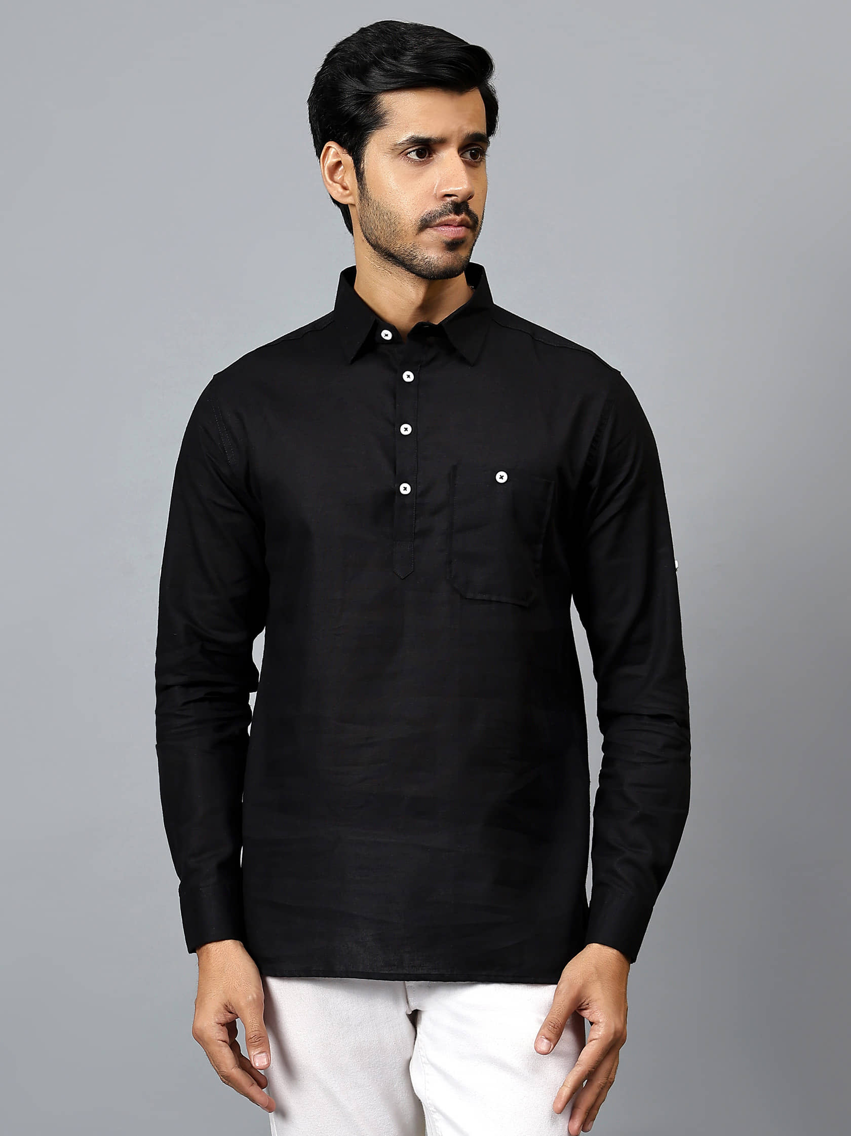 Yugnik Indigo Cotton Men's Regular Kurta ( Pack of 1 ) - Kurtas & Kurta Sets | Buy online on ZillyBuy